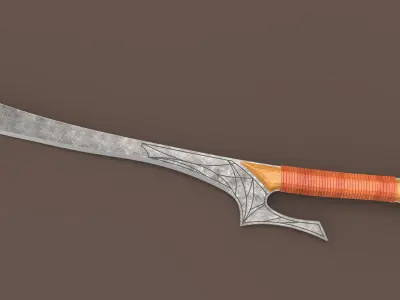 Sword from John Carter of Mars 3D model