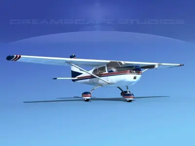 Cessna 175 Skylark V10 3D model