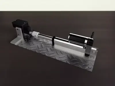 Actuator and Motorcycle break Connection Free 3D model