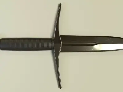 Dagger knife Low-poly 3D model order