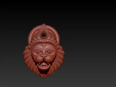 Narasimha Antique Tigernail from Kameswari Jewellers 3D print model