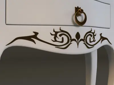 tonin casa 3802 nightstand 3D model