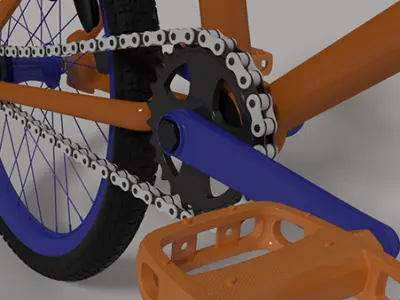 BMX Rigged 3D model