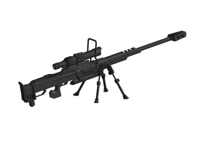 Titanfall Sniper Rifle 3D model