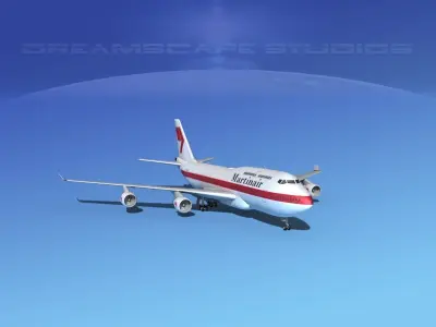 Boeing 747-400 Martin Air 3D model