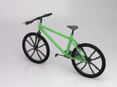 bicycle 3D model mountain bike 3D model