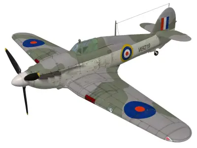 Hawker SeaHurricane MK1 3D model