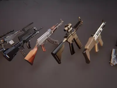 Weapons Kit Props 3D model