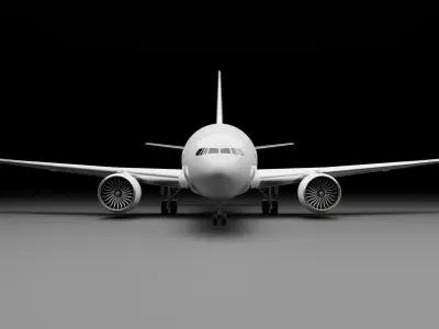 Boeing 777-200ER 3D model purchase