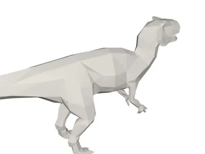 Dinosaur low - poly Low-poly 3D model
