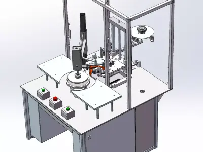 Plastic gift box sealing machine 3D model
