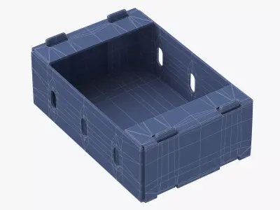 Cardboard Display Box 01 Game Ready 3D model