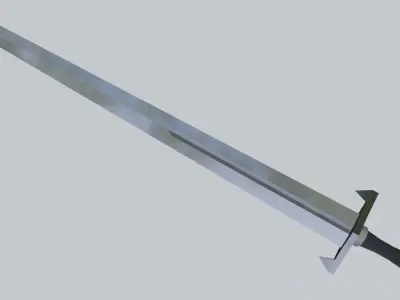base sword collection low-poly game ready Free low-poly 3D model