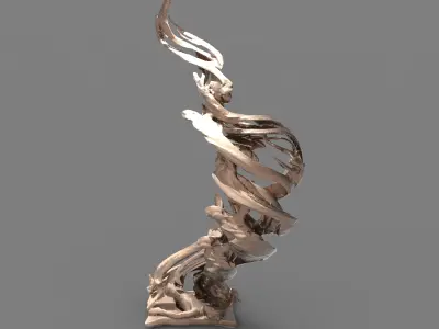 Siren Dance sculpture collection  3D model