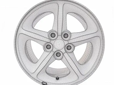 Car alloy rim 3d model   3D model