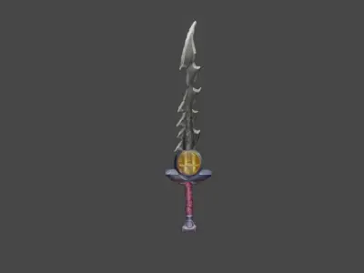 Zeloeman Sword A 7 Low-poly 3D model