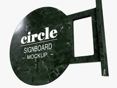 Signboard 3D model