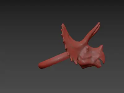 Triceratope Ring 3D model