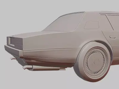 1969 Dodge Charger 3D Printable  3D print model