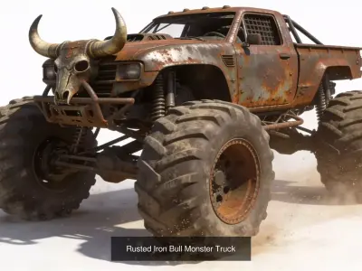 Wasteland Frontier Vehicles Ultimate Collection 3D Model Pack