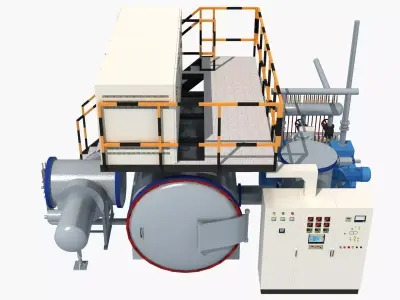 Vacuum Furnace 3D model by building2023