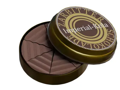Imperial-Kola Chocolate WW2 Ration 3D model