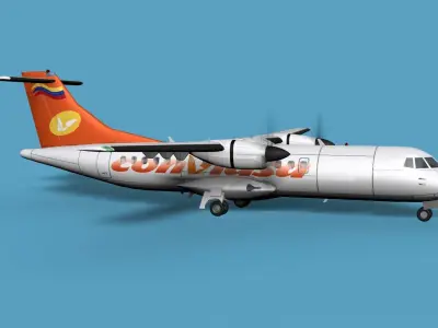 ATR  ATR-42-500 Conviasa 3D model
