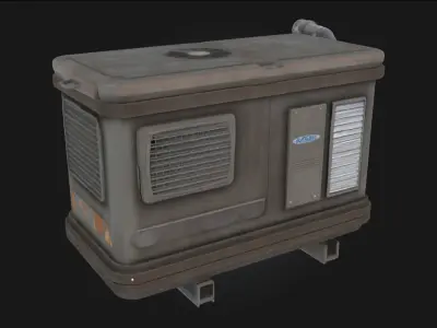 Ventilation Unit Industrial Air System 3D model