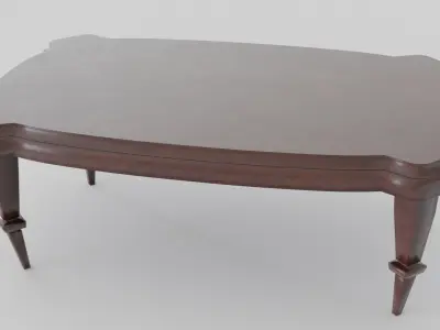 Antique Table Low-poly 3D model buy