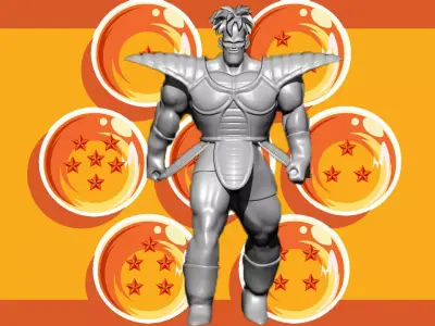 RECOOME - GINYU FORCE - DRAGONBALL - SPLIT PART 3D print model