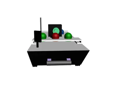 3D Model of Small Outdoor Robot  3D model