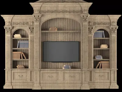 Habersham tv cabinet 3D model