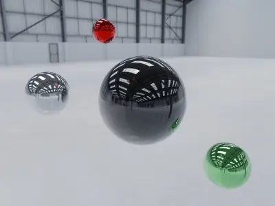 HDRI - Warehouse Interior 12 Low-poly 3D model