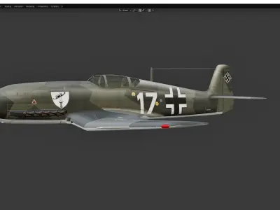 Heinkel He 100 Free 3D model