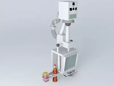 Mobile television Free 3D model