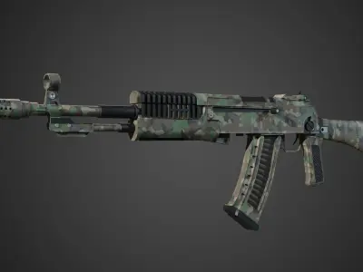 AN-94 Assault Riffle Low-poly 3D model