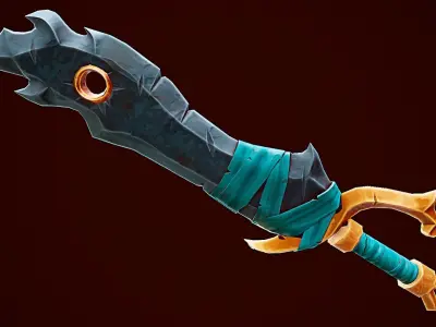 Stylize Sword Low-poly 3D model purchase