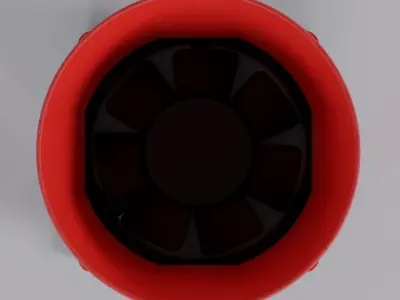 Fan Duct 60mm 3D print model