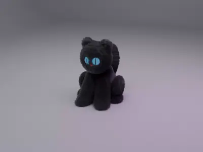 Evil cat Free 3D model