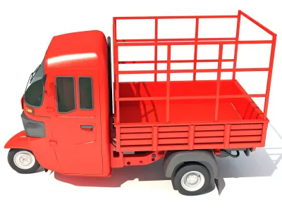 Pickup Mini Truck Rickshaw 3D model