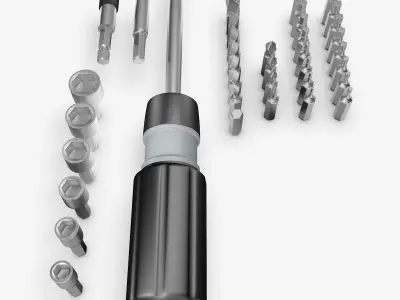 Bit screwdriver 3D model