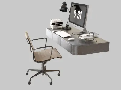 3D Table Work 3D model