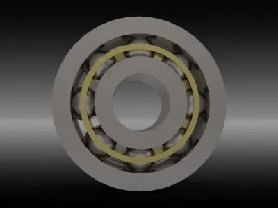 Ball Bearing - Detailed 3D Model Free 3D model