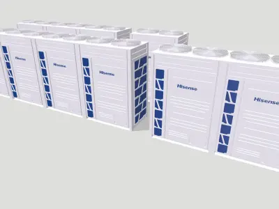 Variable Refrigerant Flow outdoor units 3D model purchase