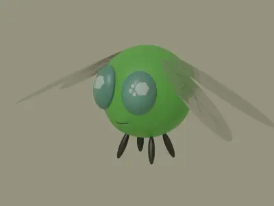 Parasprite 3D model