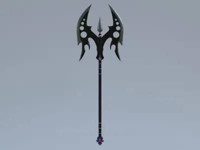Dark Axe Low-poly 3D model purchase