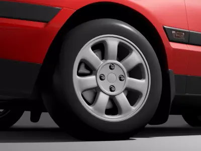 Mazda 323 Astina 1989 3D model