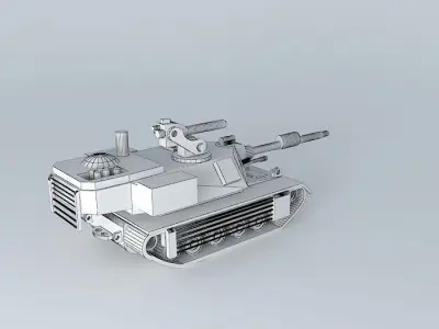 tank Tass 1 KAZ ARMY Free 3D model