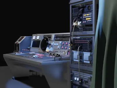 Computer Control Panel 3D model