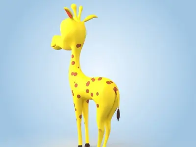 Baby Giraffe 3D model